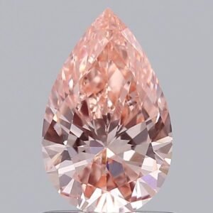0.69 ct Pear PINK VS1 IGI Certified Lab Grown Diamond