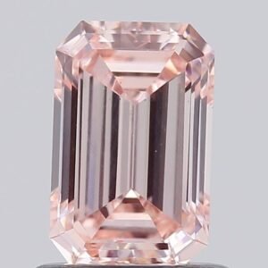 0.82 ct Emerald PINK VS1 IGI Certified Lab Grown Diamond