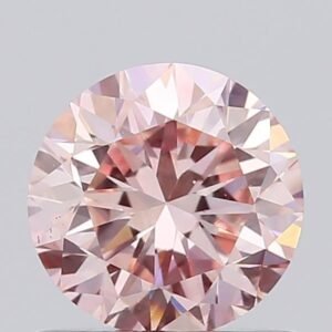 0.67 ct Round PINK VS1 IGI Certified Lab Grown Diamond