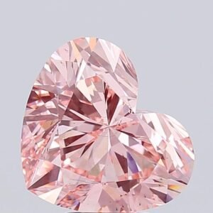 4.92 ct Heart PINK SI1 IGI Certified Lab Grown Diamond