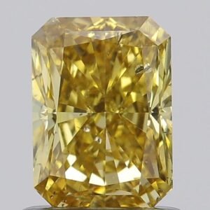 1.00 ct Radiant YELLOW SI2 IGI Certified Lab Grown Diamond