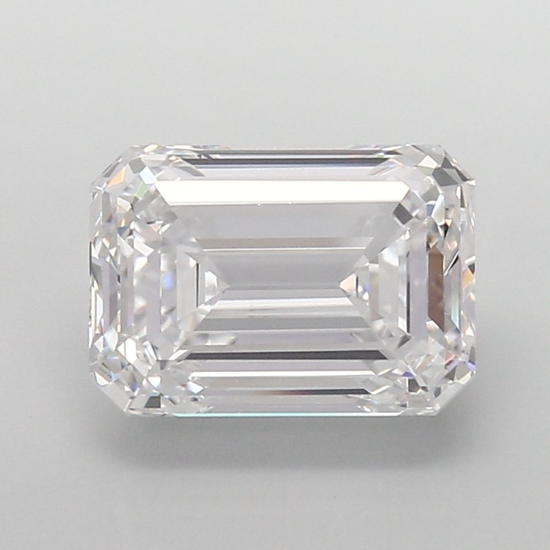 6.06 ct Emerald D VVS2 IGI Certified Lab Grown Diamond