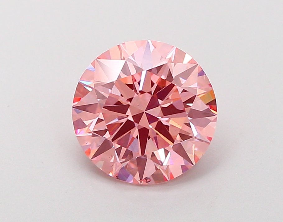 2.53 ct Round Pink VS2 IGI Certified Lab Grown Diamond