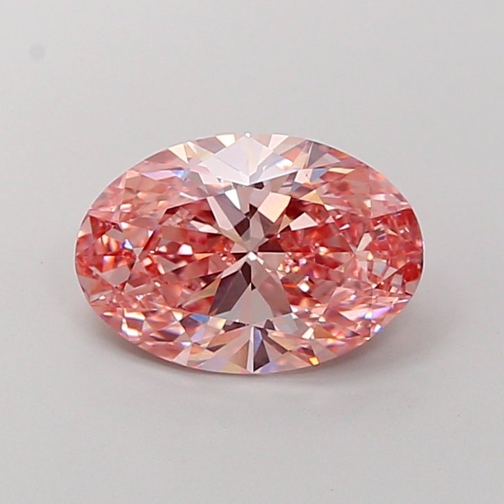 2.89 ct Oval Pink VVS2 IGI Certified Lab Grown Diamond