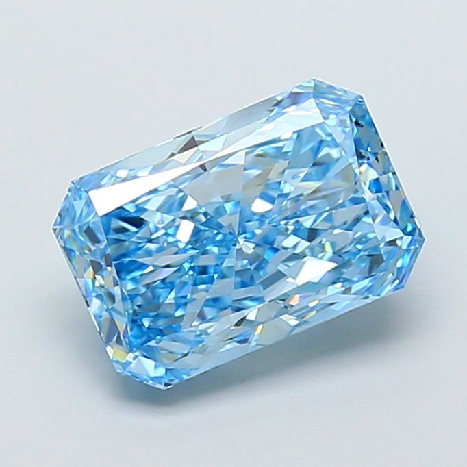 5.06 ct Radiant Blue VVS2 IGI Certified Lab Grown Diamond