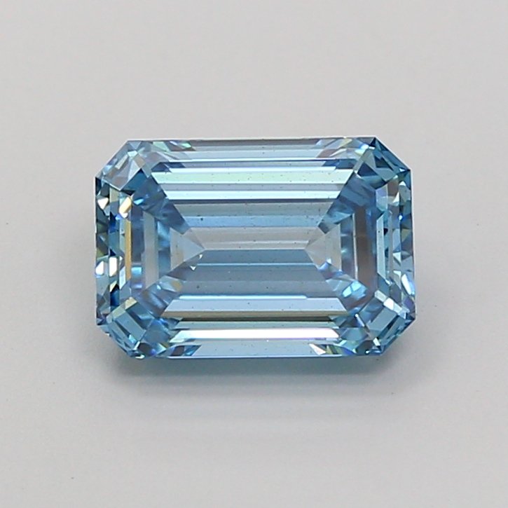 1.84 ct Emerald Blue VS2 IGI Certified Lab Grown Diamond