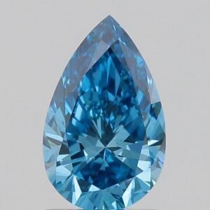 1.00 ct Pear BLUE VS2 IGI Certified Lab Grown Diamond