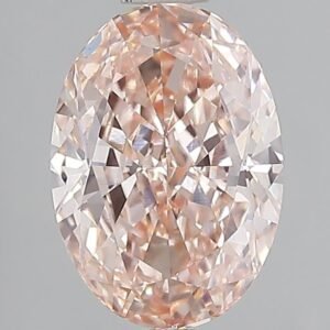 3.31 ct Oval PINK VS1 IGI Certified Lab Grown Diamond