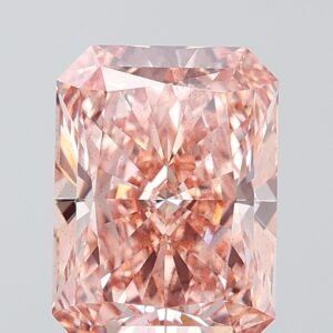 3.53 ct Radiant PINK SI1 IGI Certified Lab Grown Diamond
