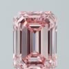 3.04 ct Emerald PINK VS2 IGI Certified Lab Grown Diamond