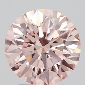 1.95 ct Round PINK VVS2 IGI Certified Lab Grown Diamond