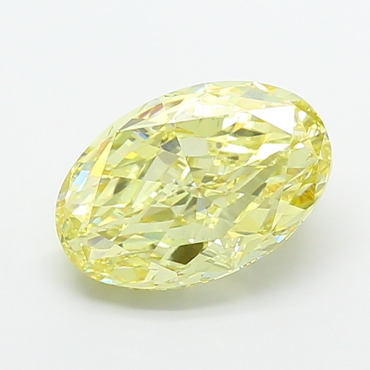 5.13 ct Oval Yellow VS2 IGI Certified Lab Grown Diamond