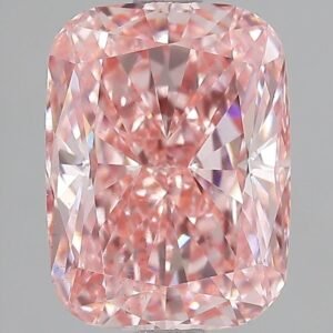 3.50 ct Cushion PINK VS2 IGI Certified Lab Grown Diamond
