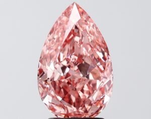 3.08 ct Pear PINK VS1 IGI Certified Lab Grown Diamond