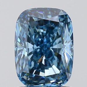 1.51 ct Cushion BLUE VS1 IGI Certified Lab Grown Diamond