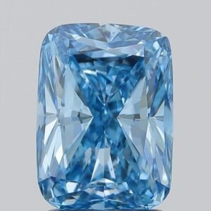 1.90 ct Cushion BLUE VS2 IGI Certified Lab Grown Diamond