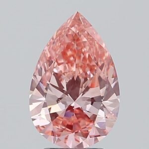 2.76 ct Pear PINK VS1 IGI Certified Lab Grown Diamond