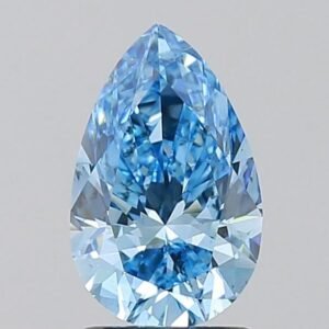 1.51 ct Pear BLUE VS2 IGI Certified Lab Grown Diamond