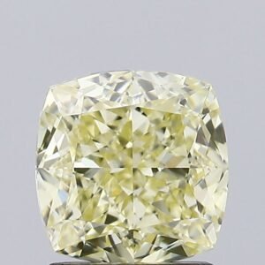 1.75 ct Cushion YELLOW VS1 IGI Certified Lab Grown Diamond