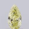0.54 ct Pear YELLOW VVS1 IGI Certified Lab Grown Diamond