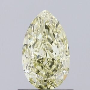 0.93 ct Pear YELLOW VS2 IGI Certified Lab Grown Diamond