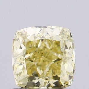 0.94 ct Cushion YELLOW VS2 IGI Certified Lab Grown Diamond