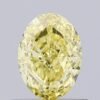 0.61 ct Oval YELLOW SI1 IGI Certified Lab Grown Diamond