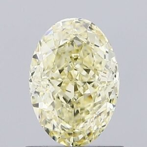 1.04 ct Oval YELLOW VS2 IGI Certified Lab Grown Diamond