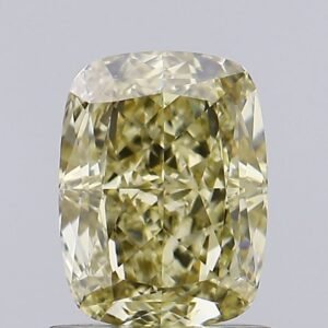 0.98 ct Cushion YELLOW VS1 IGI Certified Lab Grown Diamond