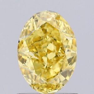 0.99 ct Oval YELLOW VS2 IGI Certified Lab Grown Diamond
