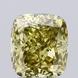 2.32 ct Cushion YELLOW VS2 IGI Certified Lab Grown Diamond