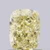 0.81 ct Cushion YELLOW VS1 IGI Certified Lab Grown Diamond