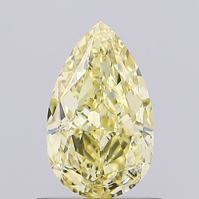0.84 ct Pear YELLOW VS2 IGI Certified Lab Grown Diamond