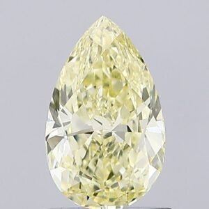 0.96 ct Pear Yellow VS1 IGI Certified Lab Grown Diamond