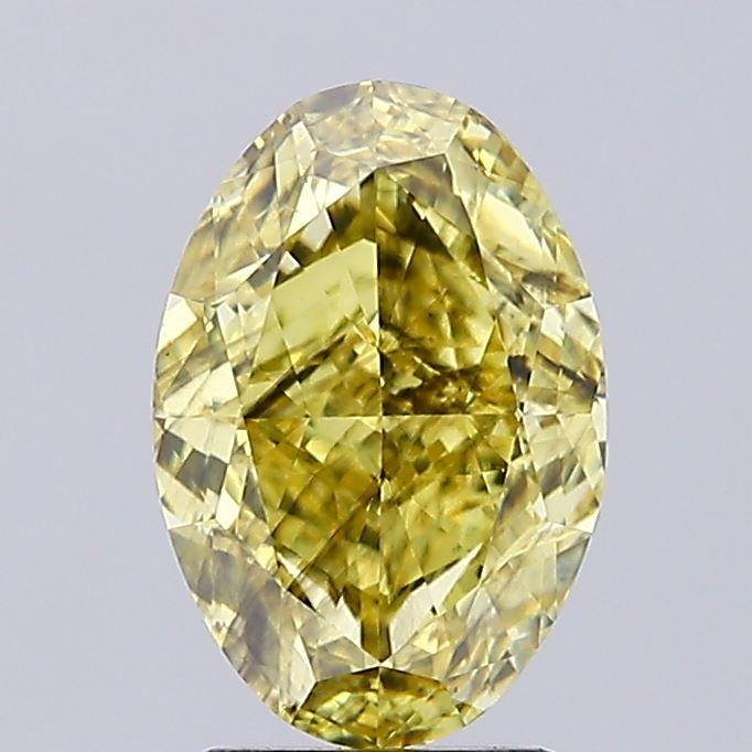 2.75 ct Oval YELLOW SI2 IGI Certified Lab Grown Diamond