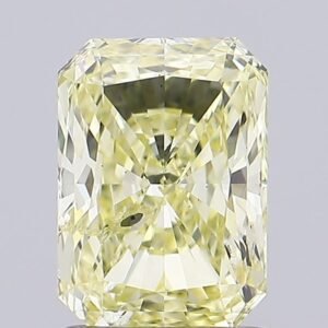 1.21 ct Radiant YELLOW SI2 IGI Certified Lab Grown Diamond