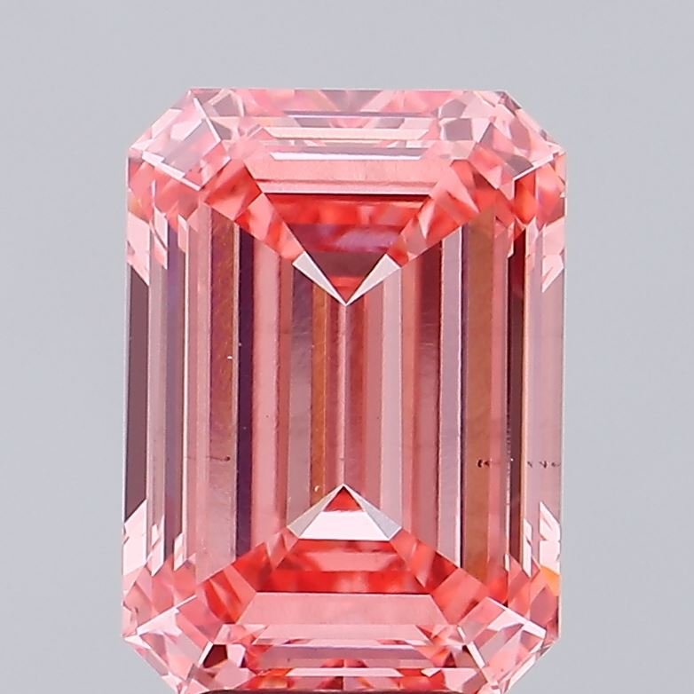 5.05 ct Emerald Pink VS2 IGI Certified Lab Grown Diamond
