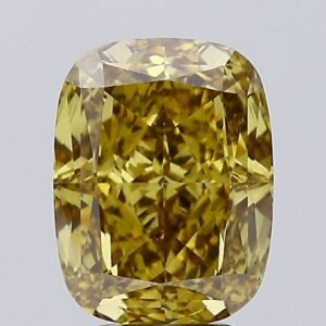 5.12 ct Cushion YELLOW VS1 IGI Certified Lab Grown Diamond