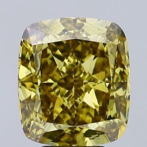6.02 ct Cushion YELLOW VS1 IGI Certified Lab Grown Diamond