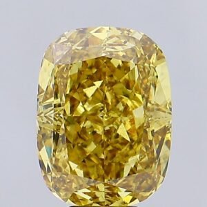 8.16 ct Cushion YELLOW SI1 IGI Certified Lab Grown Diamond