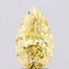 2.95 ct Pear YELLOW VS2 IGI Certified Lab Grown Diamond