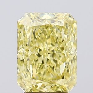 3.60 ct Radiant YELLOW SI1 IGI Certified Lab Grown Diamond