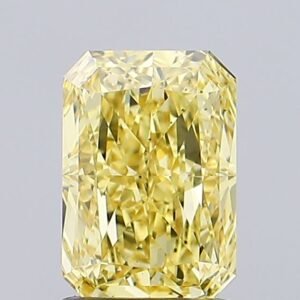 1.28 ct Radiant YELLOW VS2 IGI Certified Lab Grown Diamond