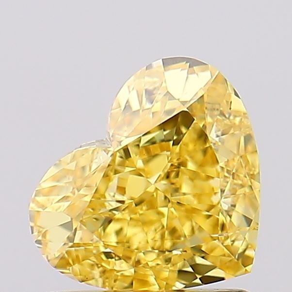 1.14 ct Heart YELLOW VS2 IGI Certified Lab Grown Diamond