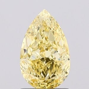 1.25 ct Pear YELLOW VS1 IGI Certified Lab Grown Diamond