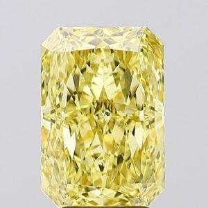 4.08 ct Radiant YELLOW VS2 IGI Certified Lab Grown Diamond