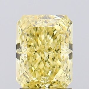 1.45 ct Radiant YELLOW VVS2 IGI Certified Lab Grown Diamond