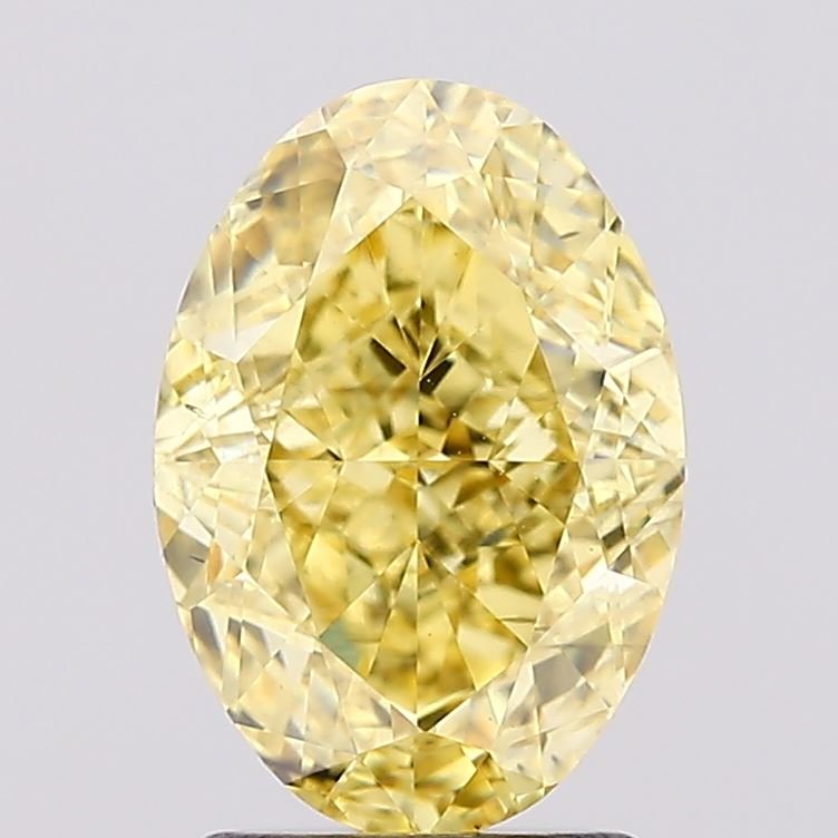 2.32 ct Oval YELLOW VS2 IGI Certified Lab Grown Diamond