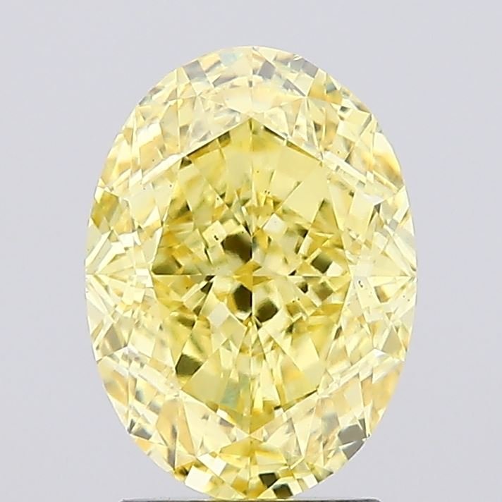2.59 ct Oval YELLOW VS2 IGI Certified Lab Grown Diamond