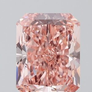 2.50 ct Radiant PINK VS2 IGI Certified Lab Grown Diamond